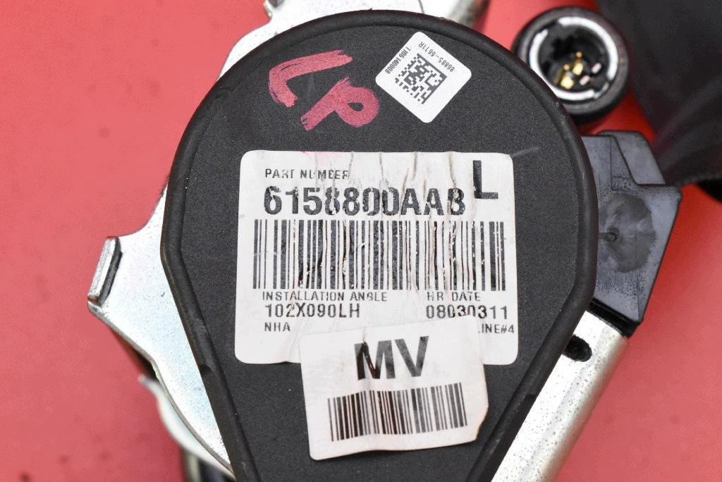 tension belt safety left front EU 6158800AAB RENAULT LATITUDE 1 and 10-14