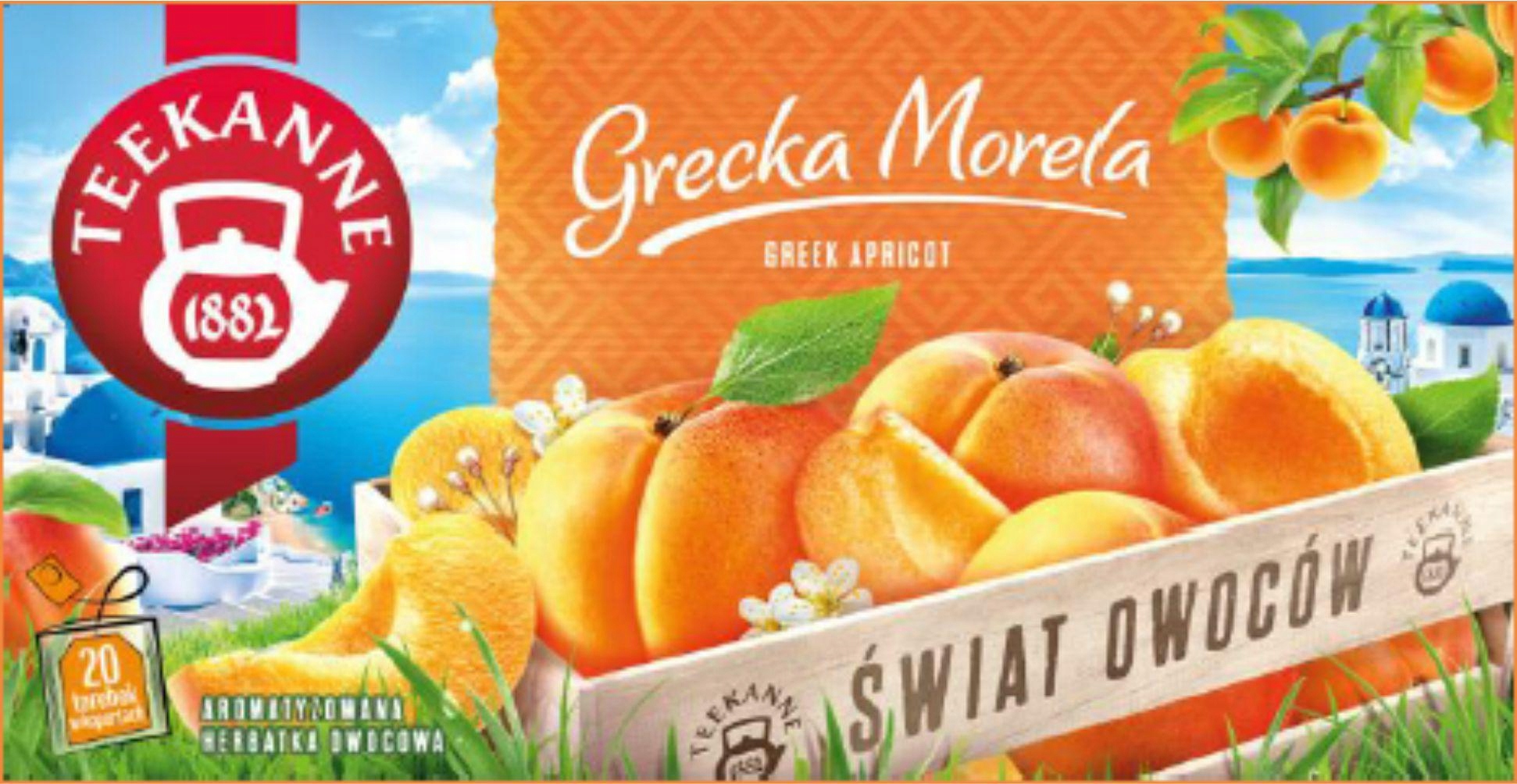 Levně Teekanne Čaj Svět ovoce Řecká Meruňka 20 x 2.25 g