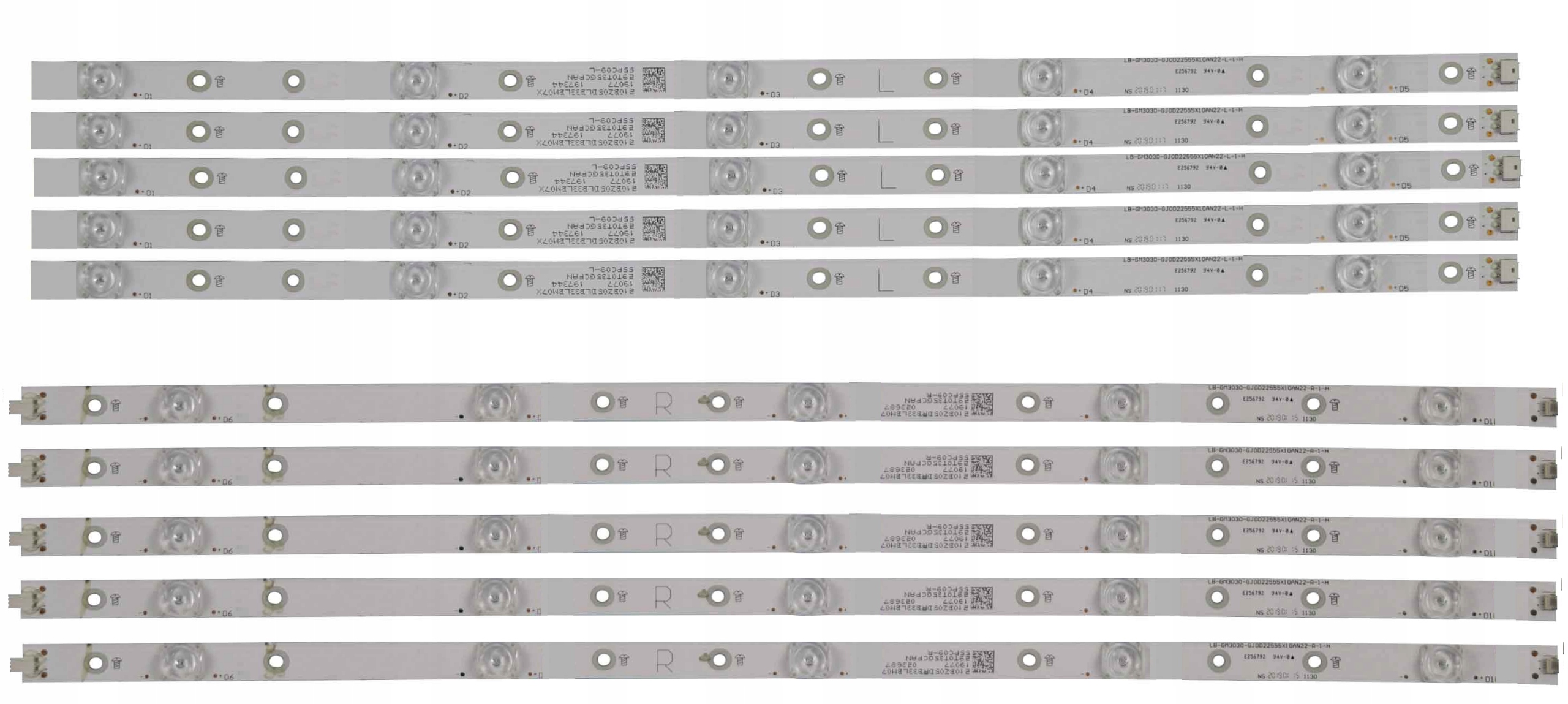

Listwy Led Philips 55PUS7855 55PUS7334 55PUS6704