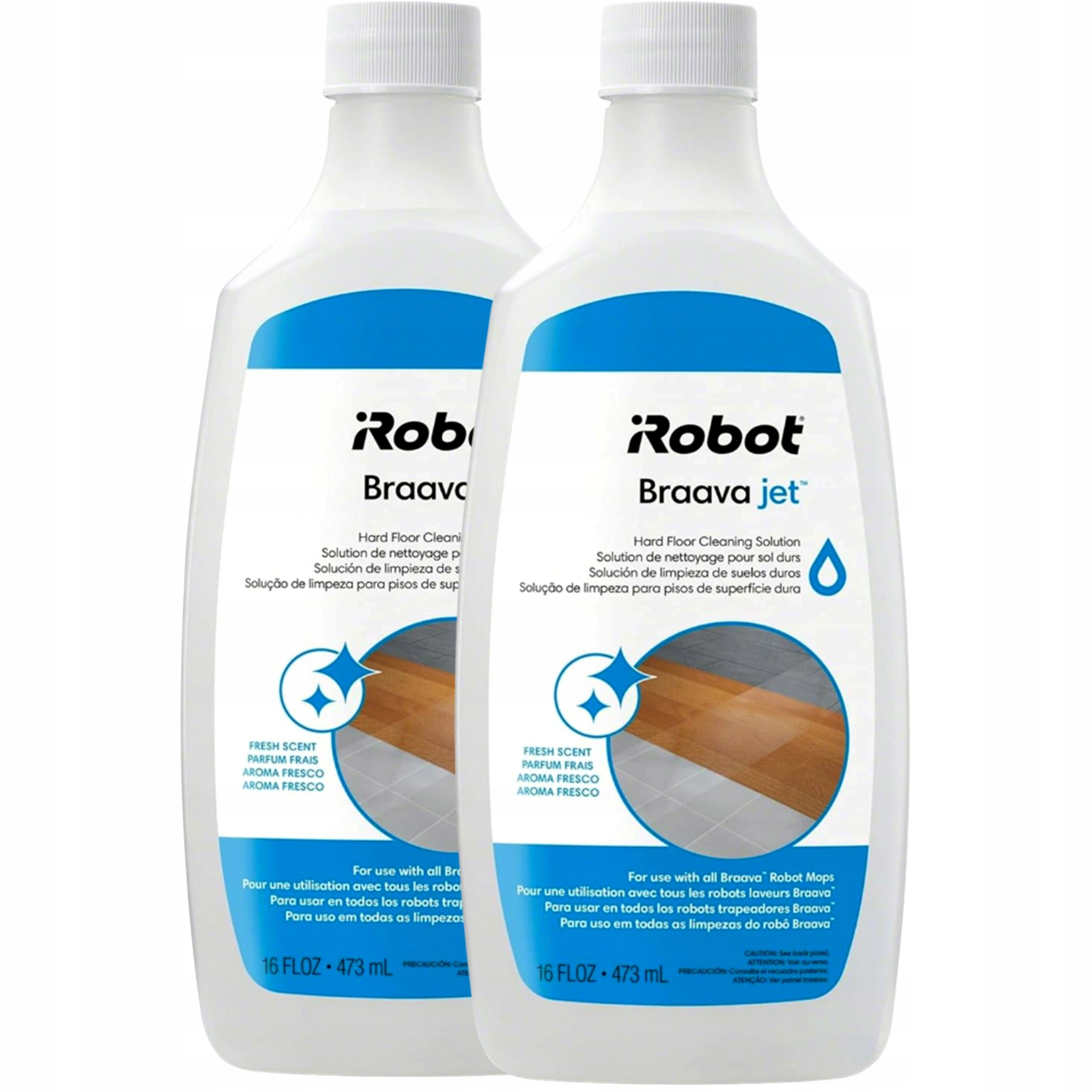 2x Płyn, Koncentrat iRobot Braava Jet M6, Roomba Combo i/j/105/205/405/505