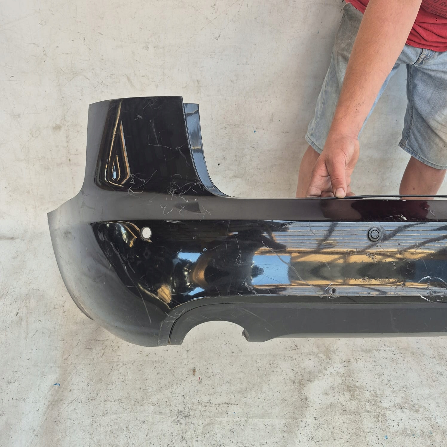 AUDI A6 C6 4F KOMBI 04-08 bumper rear part rear 4XPDC