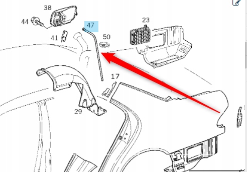 Odpływ Wody Przy Wlewie Mercedes E Klasa W210 Za 52,30 Zł Z Poznań - Allegro.pl - (9677143725)