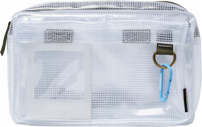 Fotografická taška Polaroid Ripstop Crossbody Clear bílá
