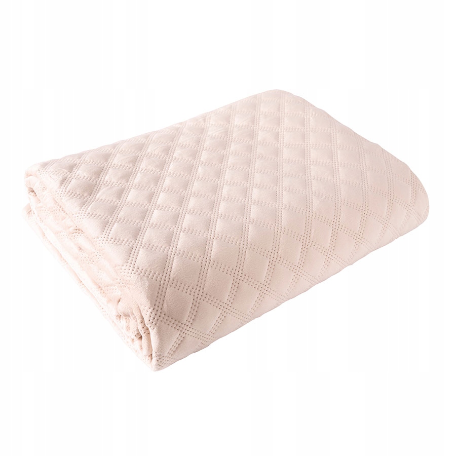 Přehoz na postel Velvi velvet moderní 170x210 004 pudrová růžová