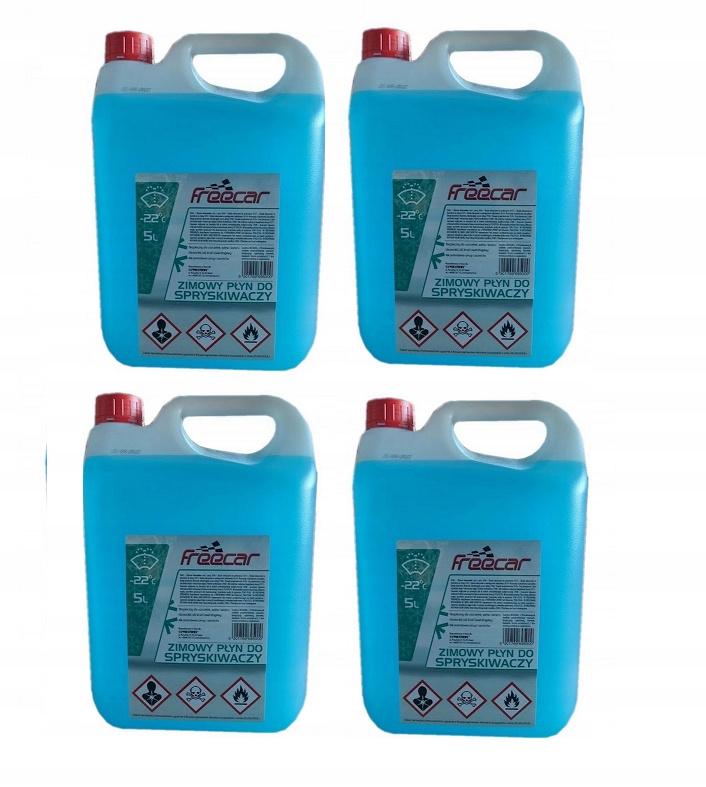Płyn zimowy do spryskiwaczy FREECAR -22C 5L * 120 SZTUK CAŁA PALETA METANOL Numer katalogowy producenta ARW-MET-22ST 5L ZIMA