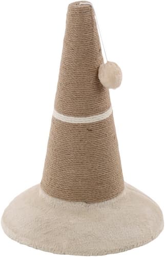 Škrabadlo pro kočky Flamingo Eddie 45cm hnědé s hračkou