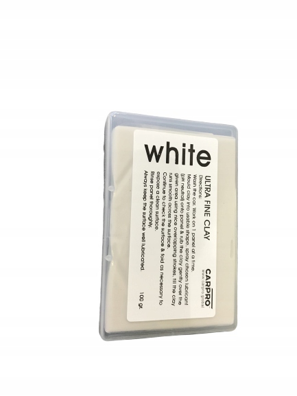 

CarPRO White Ultra Fine Clay Glin Oczyszcza Lakier