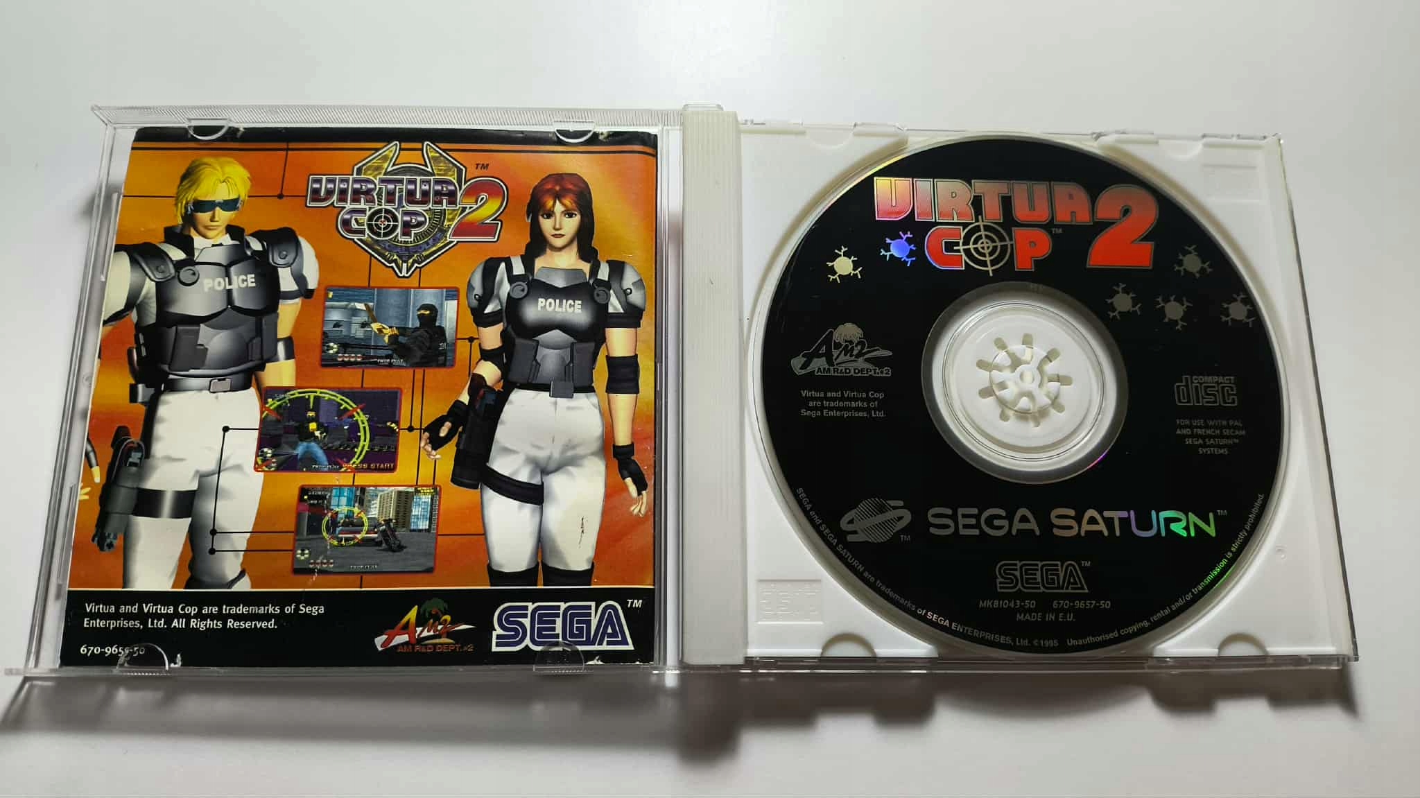 Virtua Cop 2 Sega Saturn Gra