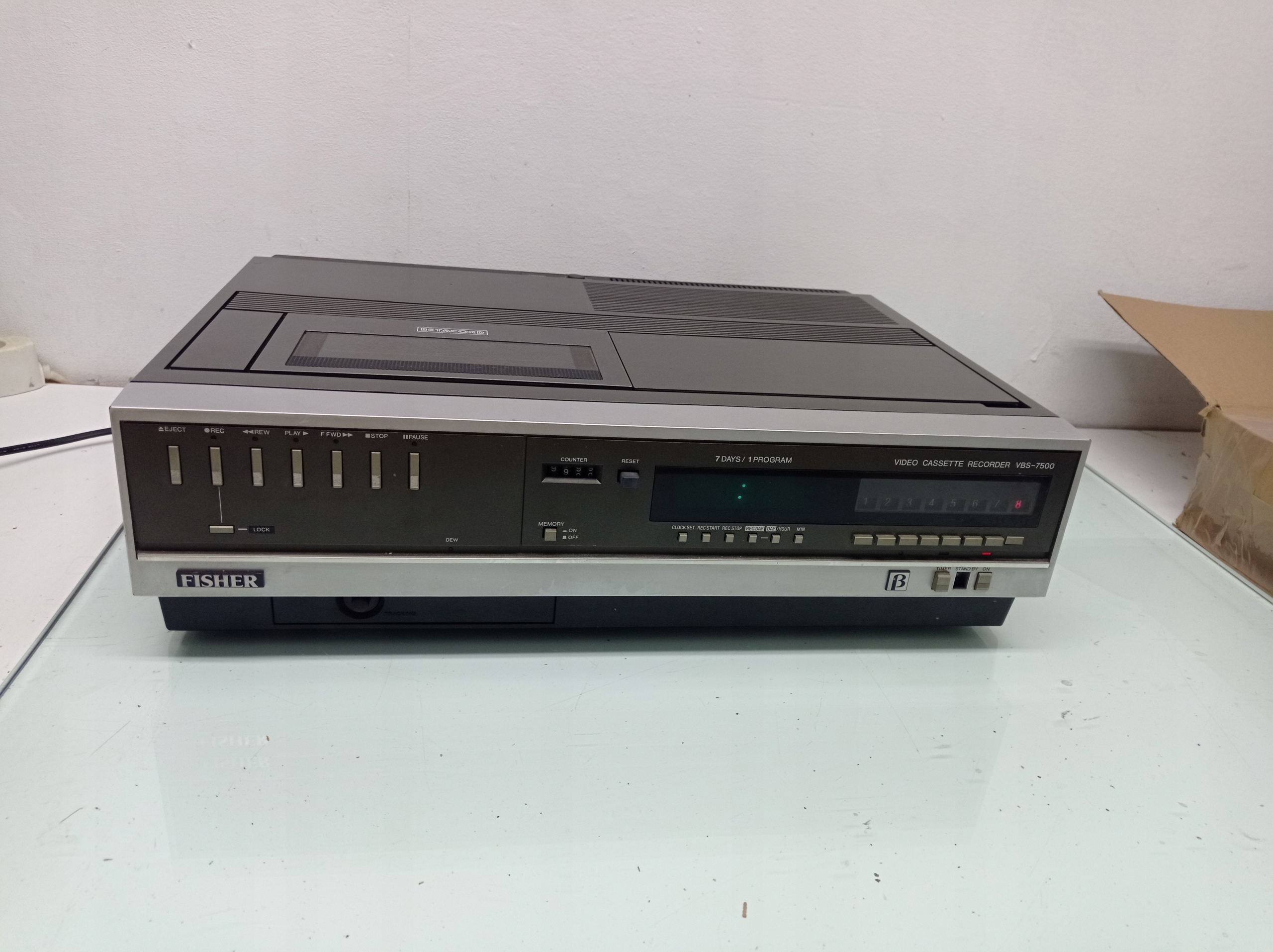 Видеомагнитофон FISHER VBS-7500 BETACORD - ВИНТАЖ