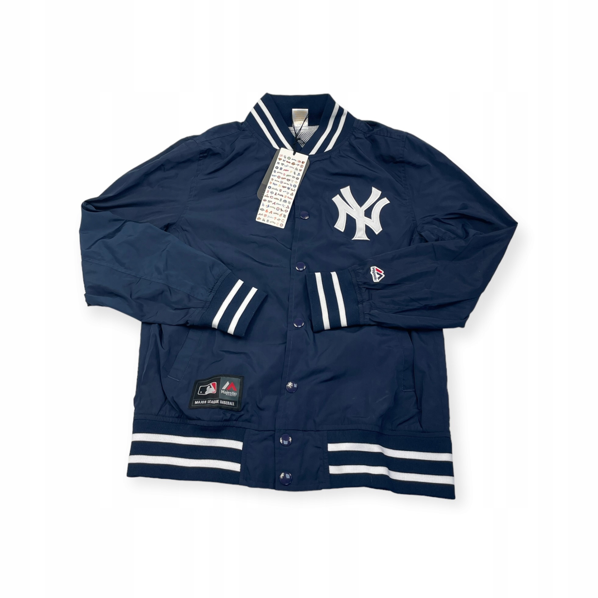 Kurtka bejsbolówka juniorska Majestic New York Yankees Mlb M