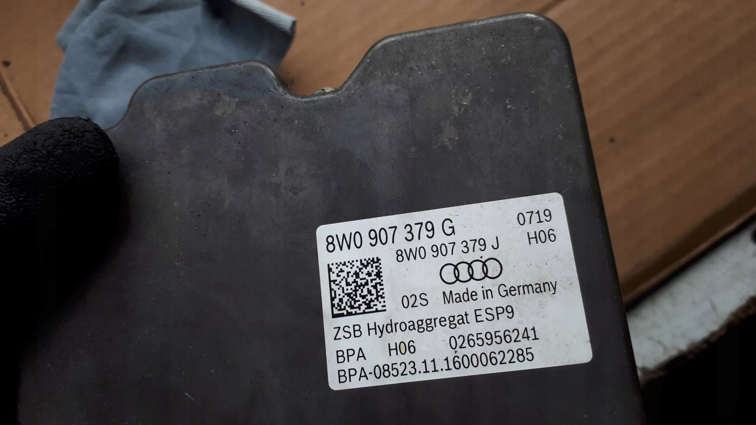 A4 B9 8W Servofreno ABS 8W0907379G A5 8W