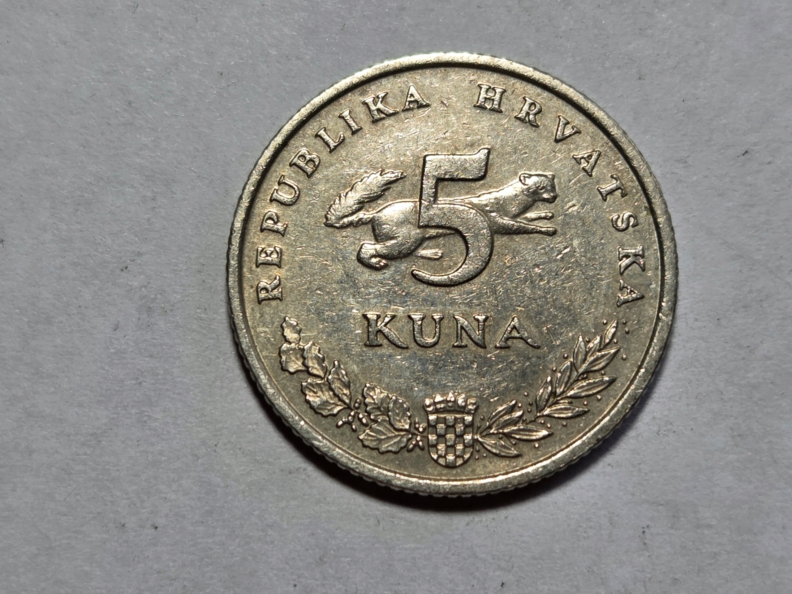 Chorwacja 5 kuna 2009 rok -NR2002