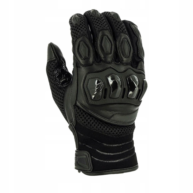 Krátke vetrané motocyklové rukavice Richa Turbo Black, čierne Darčeky