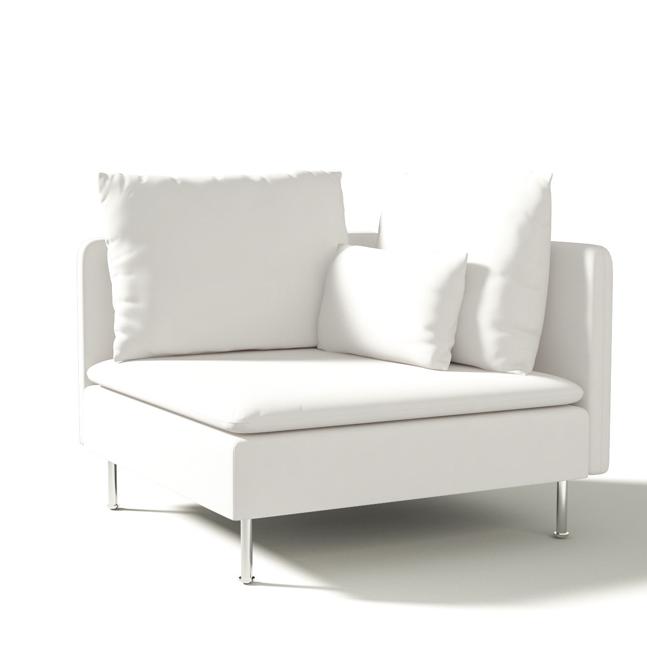 Dekoria potah na rohovou sekci Söderhamn Ikea bílý