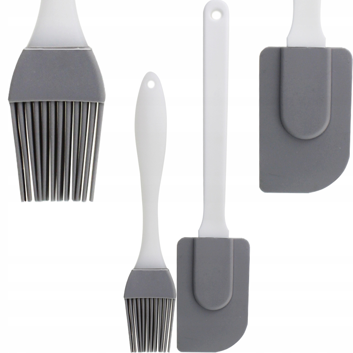 PĘDZEL ŁOPATKA SILIKONOWY PĘDZELEK SZPATUŁKA 2SZT Marka inna