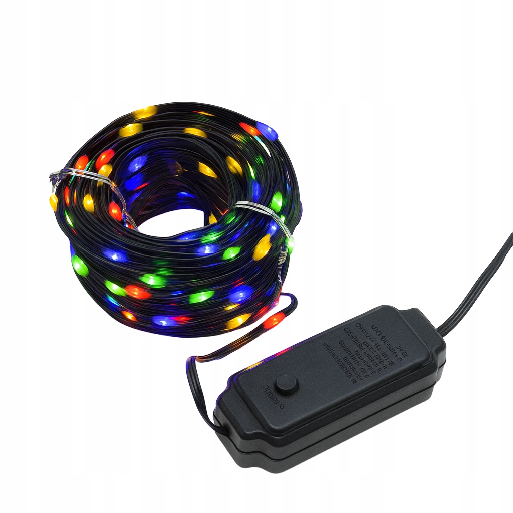 200 Led MIX Multicolor 20 Metrů Programátor Na Vánoční Stromeček Ozdoba Dekorace