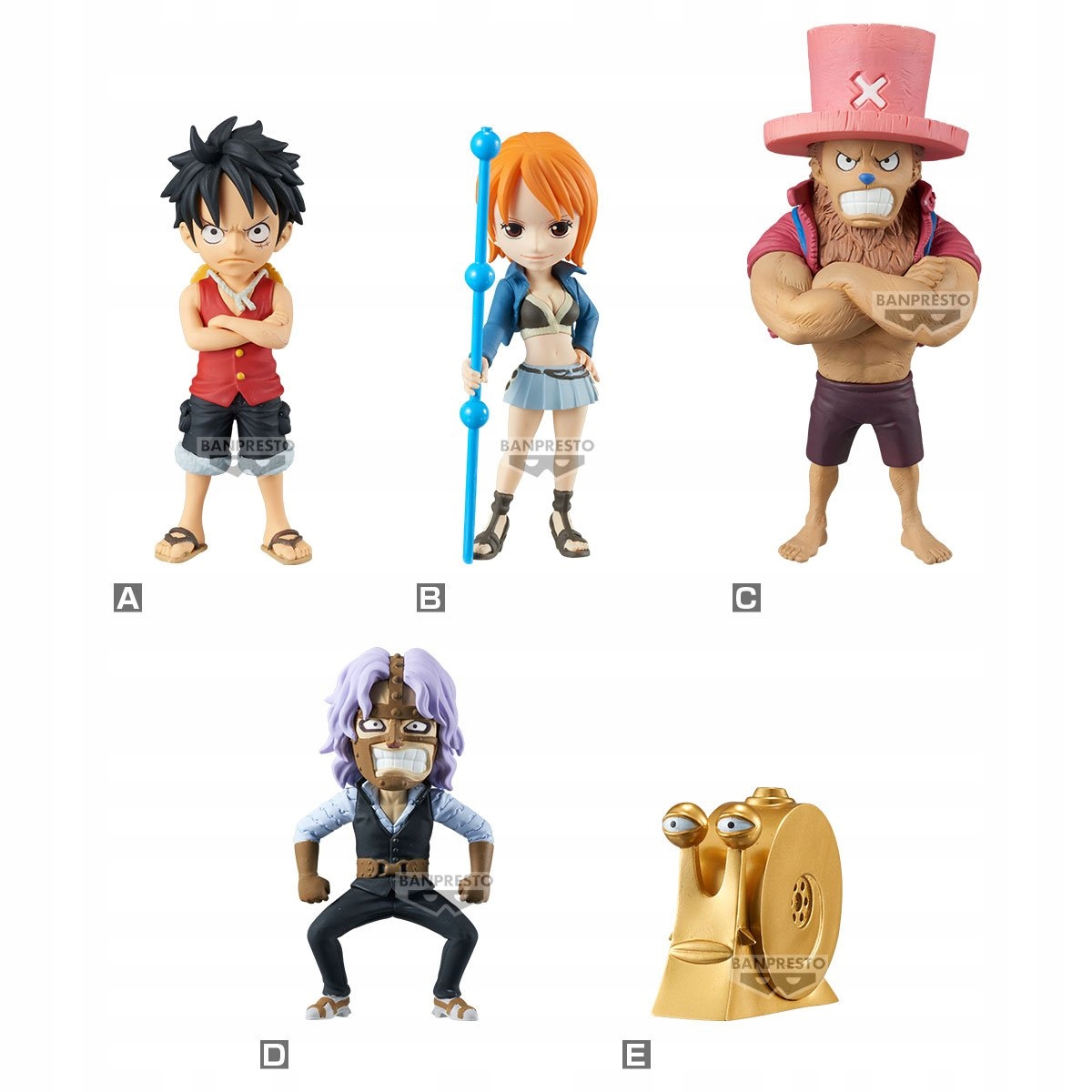 One Piece Wcf Enies Lobby Sada 12 figurek 7cm