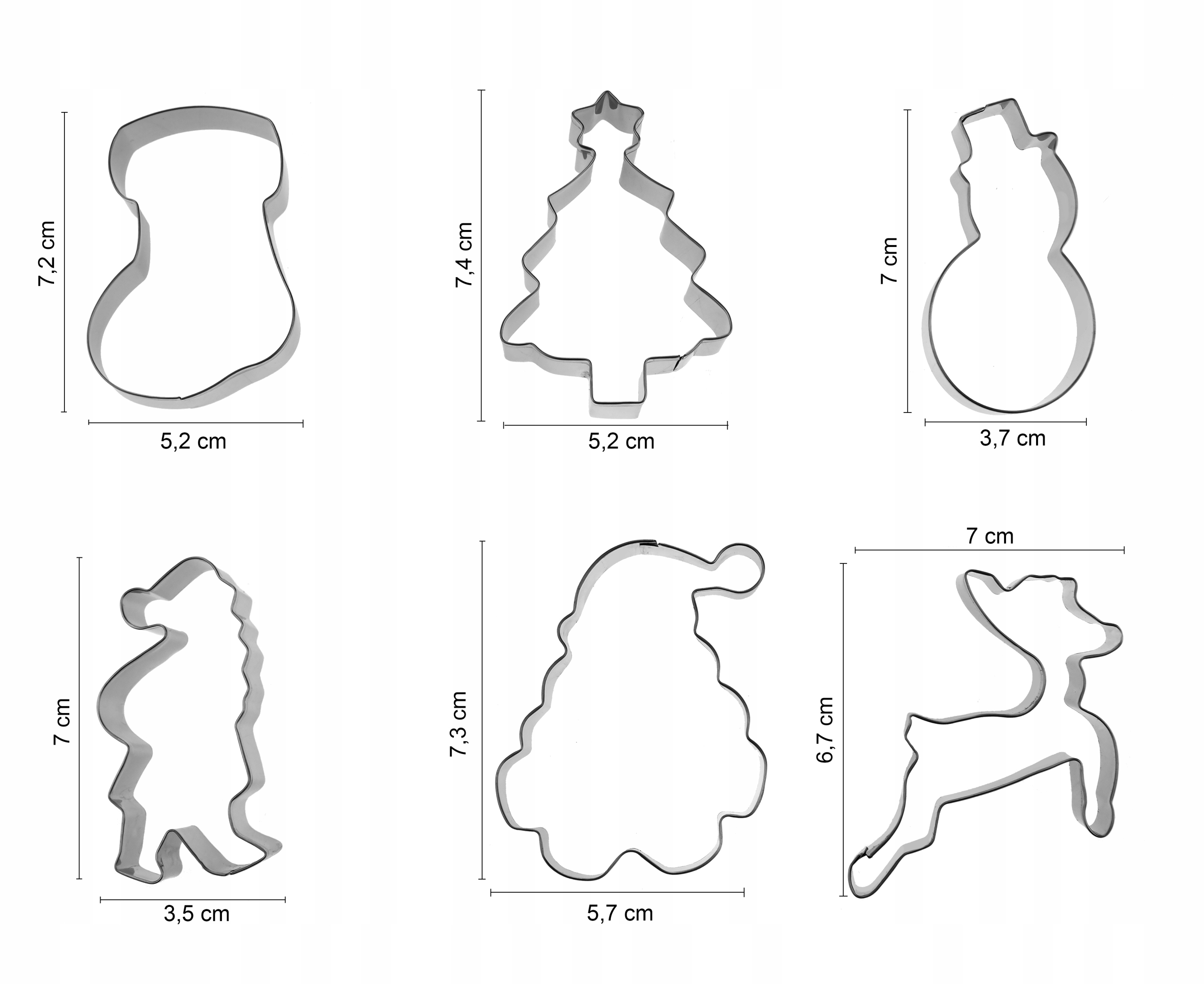 FOREMKI WYKRAWACZE DO CIASTEK PIERNIKÓW Rodzaj akcesoriów inny