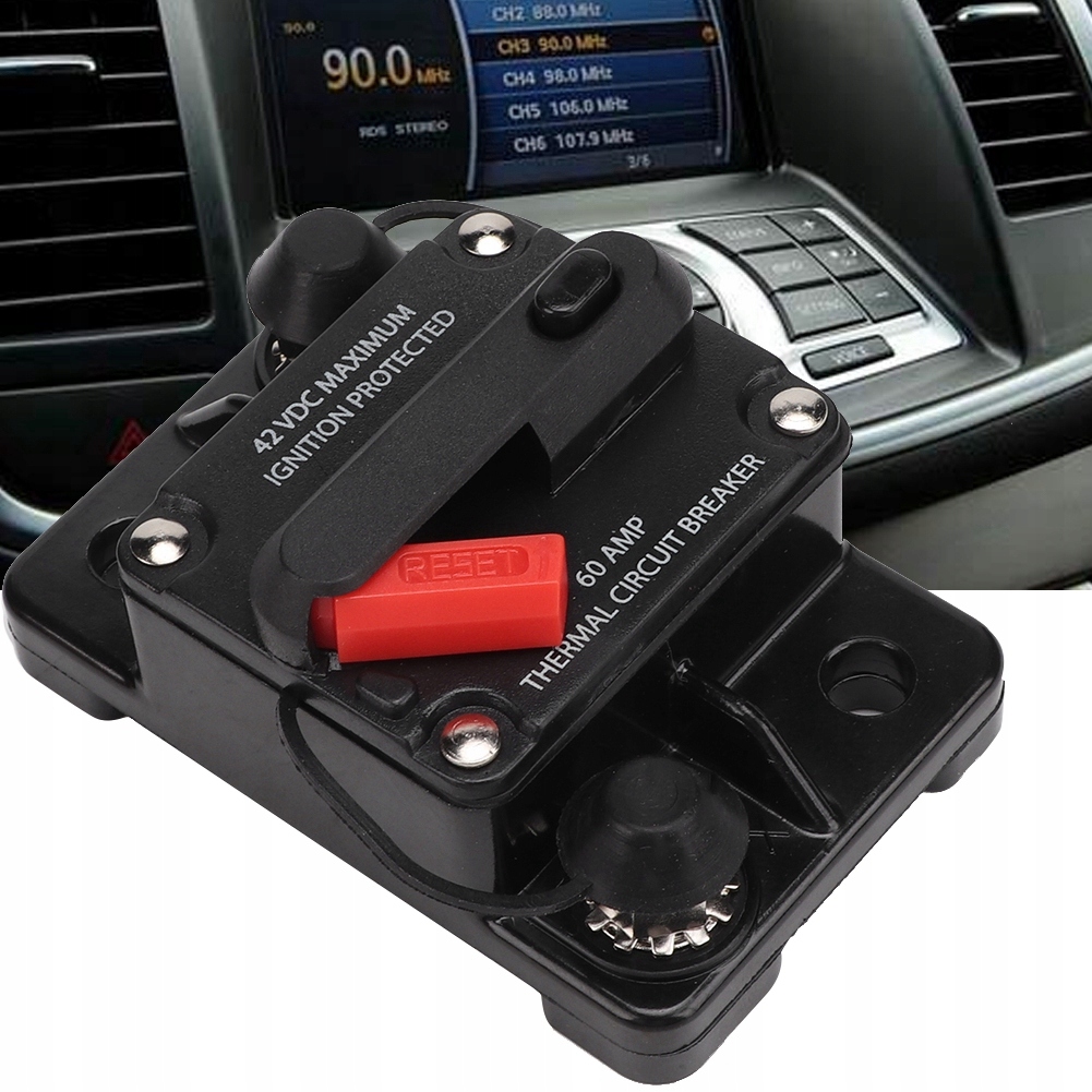 12V BEZPIECZNIK AUTOMATYCZNY SAMOCHODOWY 60A Producent części Inny
