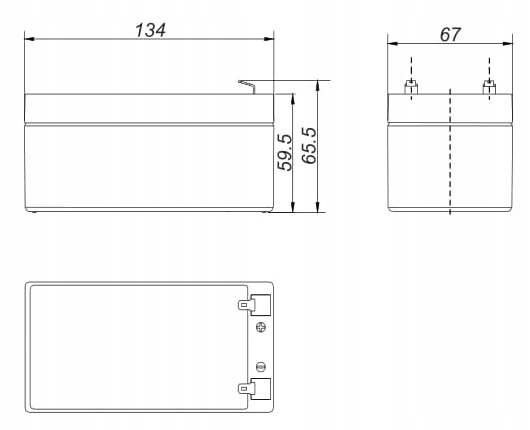 AKUMULATOR BATERIA BEZOBSŁUGOWY MWPOWER MWS3,4-12 12V 3,4AH MWS3.4-12 ALARM EAN (GTIN) 3701070016508