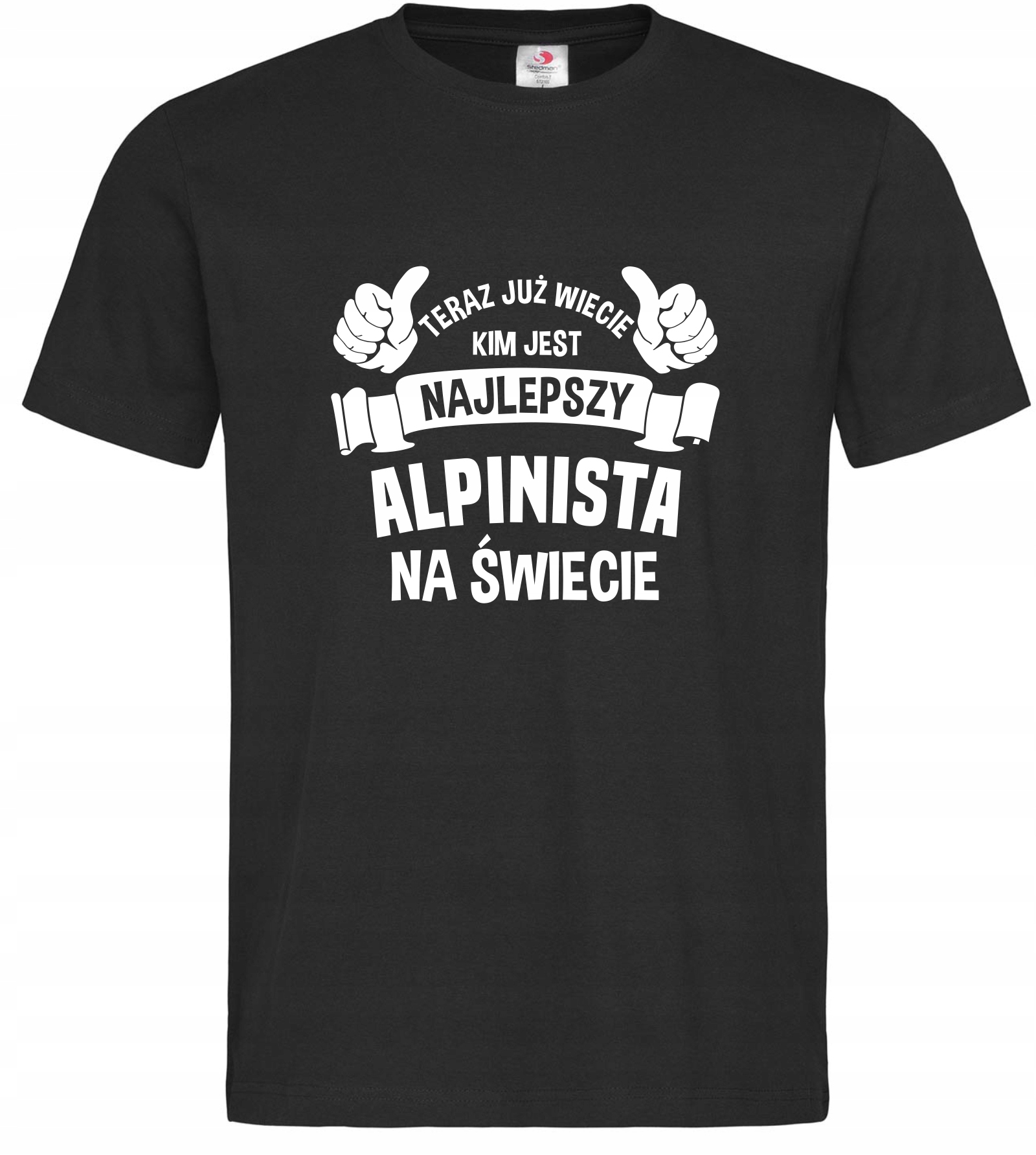 

koszulka Najlepszy Alpinista z nadrukiem zabawna M