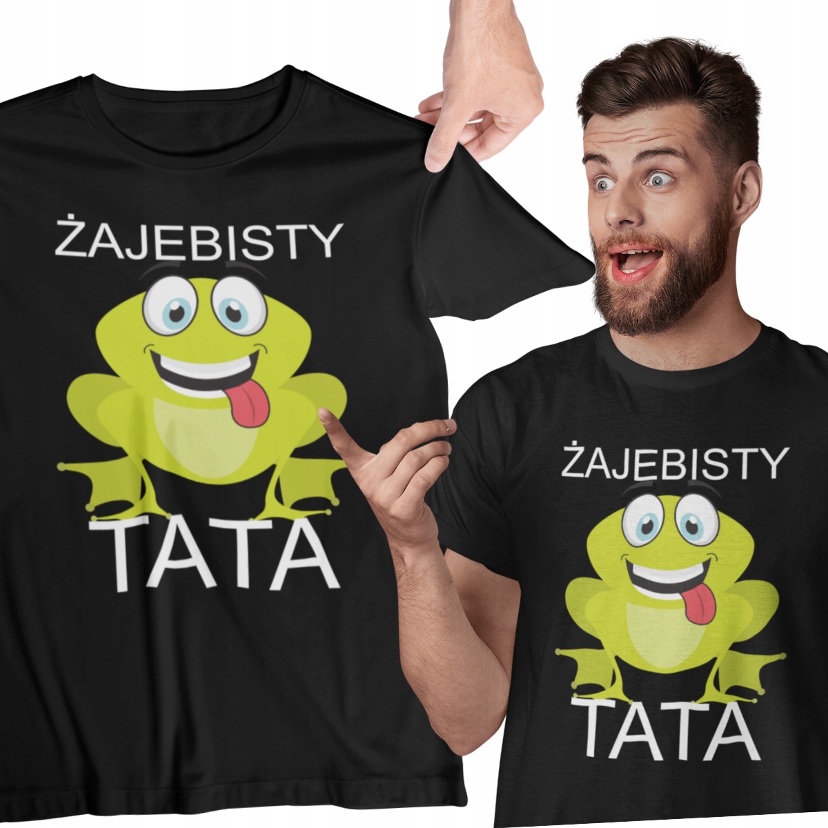 

Na Dzień Ojca Taty Koszulka Żajebisty