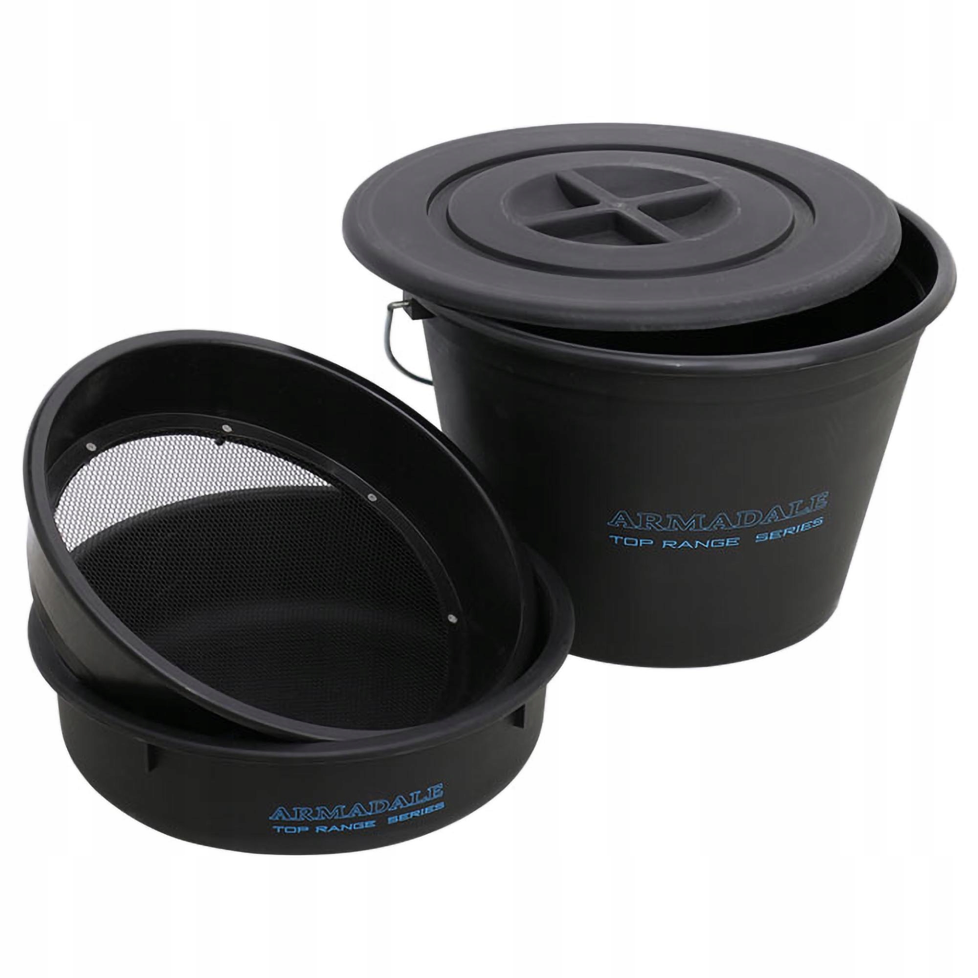 Wiaderko Wędkarskie Zestaw Flagman Armadale Bucket Set 25 l