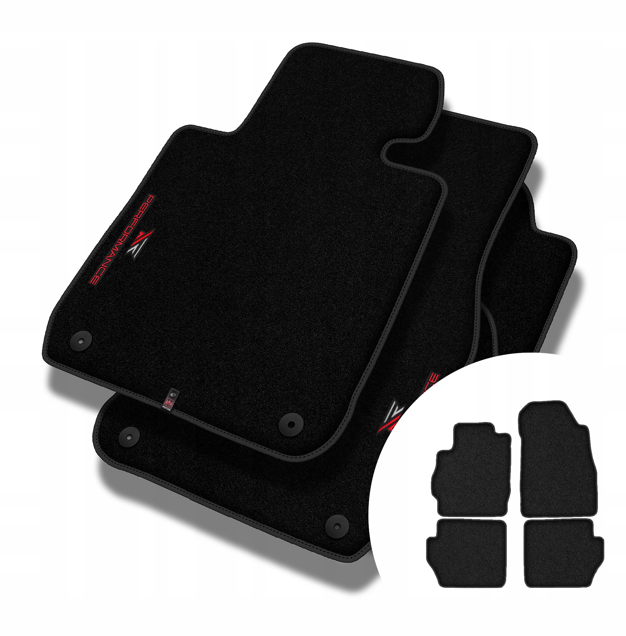 Velúrové koberčeky Performance Premium pre Mazda 2 II 2007-2014
