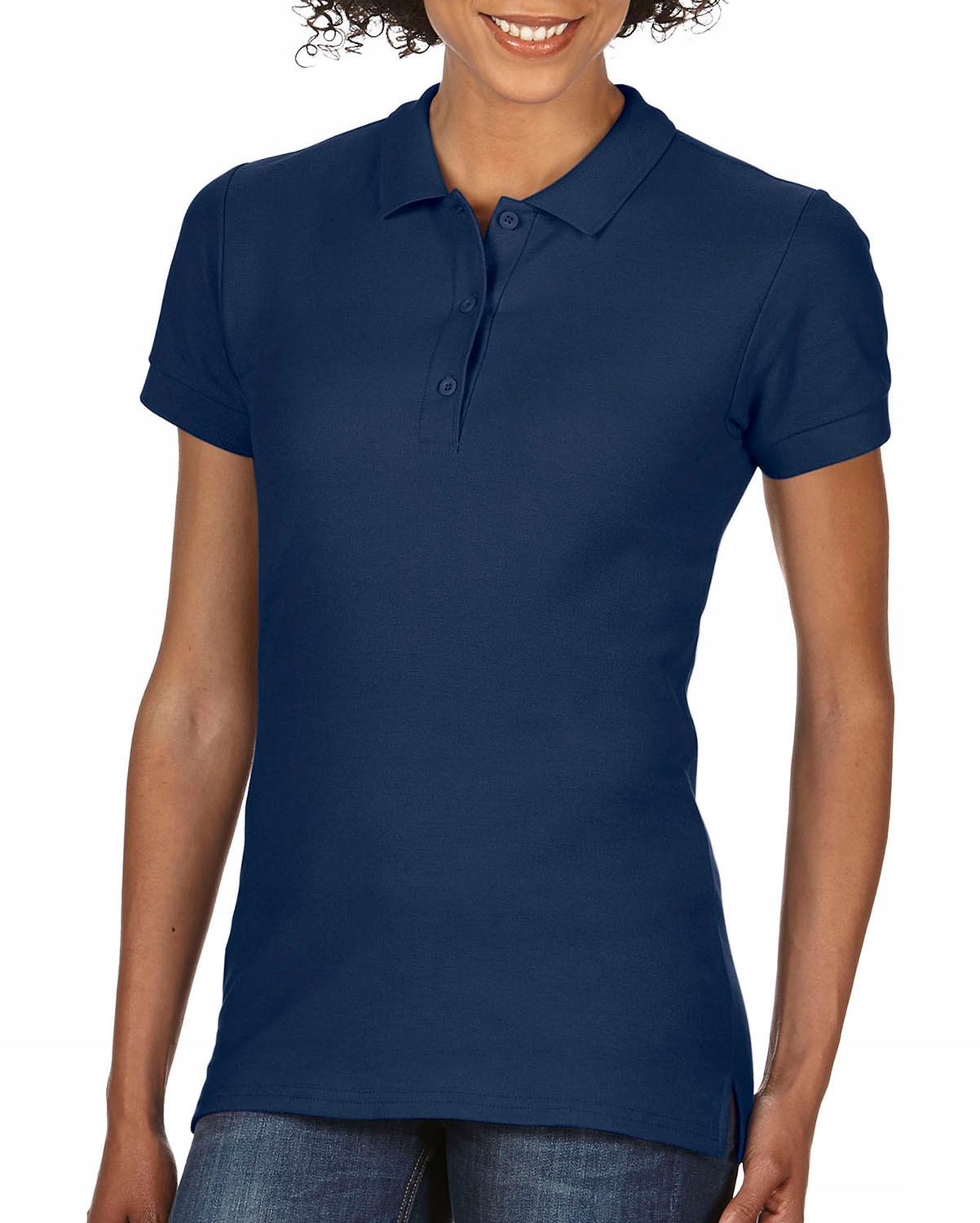 

Damska Gruba Koszulka Polo Premium Gildan navy XXL