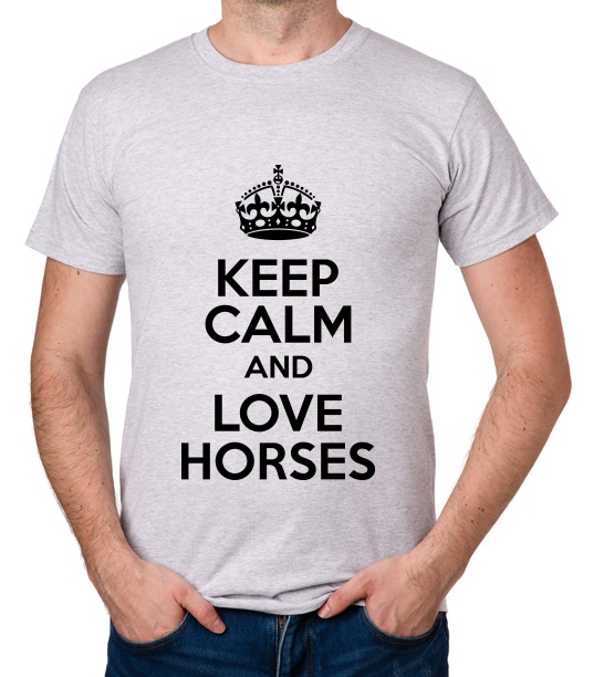 

koszulka Keep Calm And Love Horses prezent