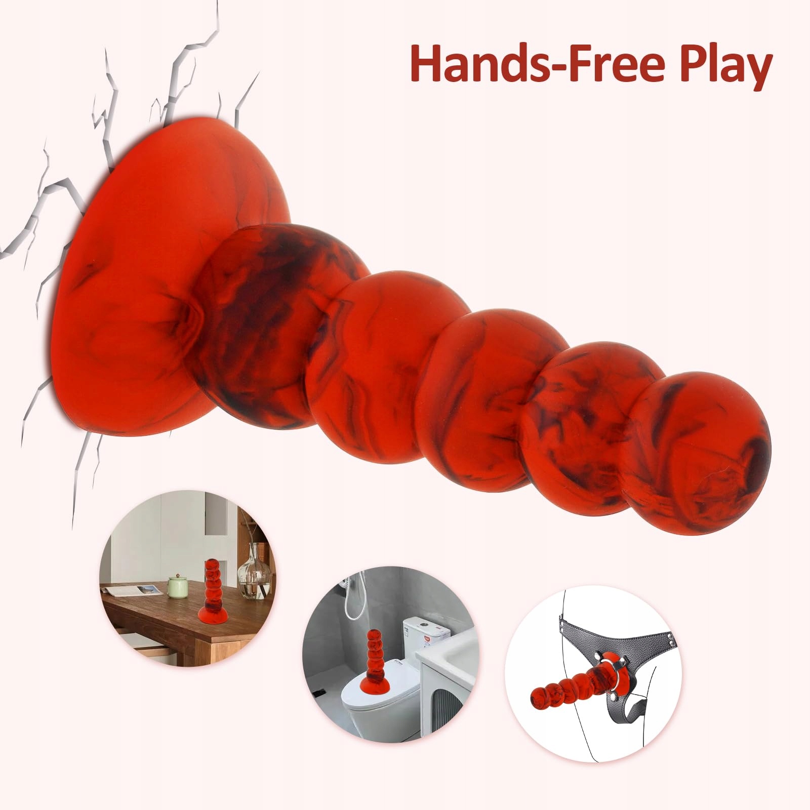 LIQUID SILIKON Dildo Analny 17cm Dla Mężczyzn i Kobiet — miniatura 3