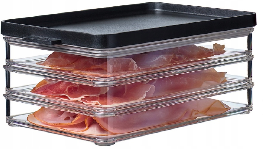 

Omnia Pudełko Pojemnik Wędliny Sery Jedzenie 3 w 1