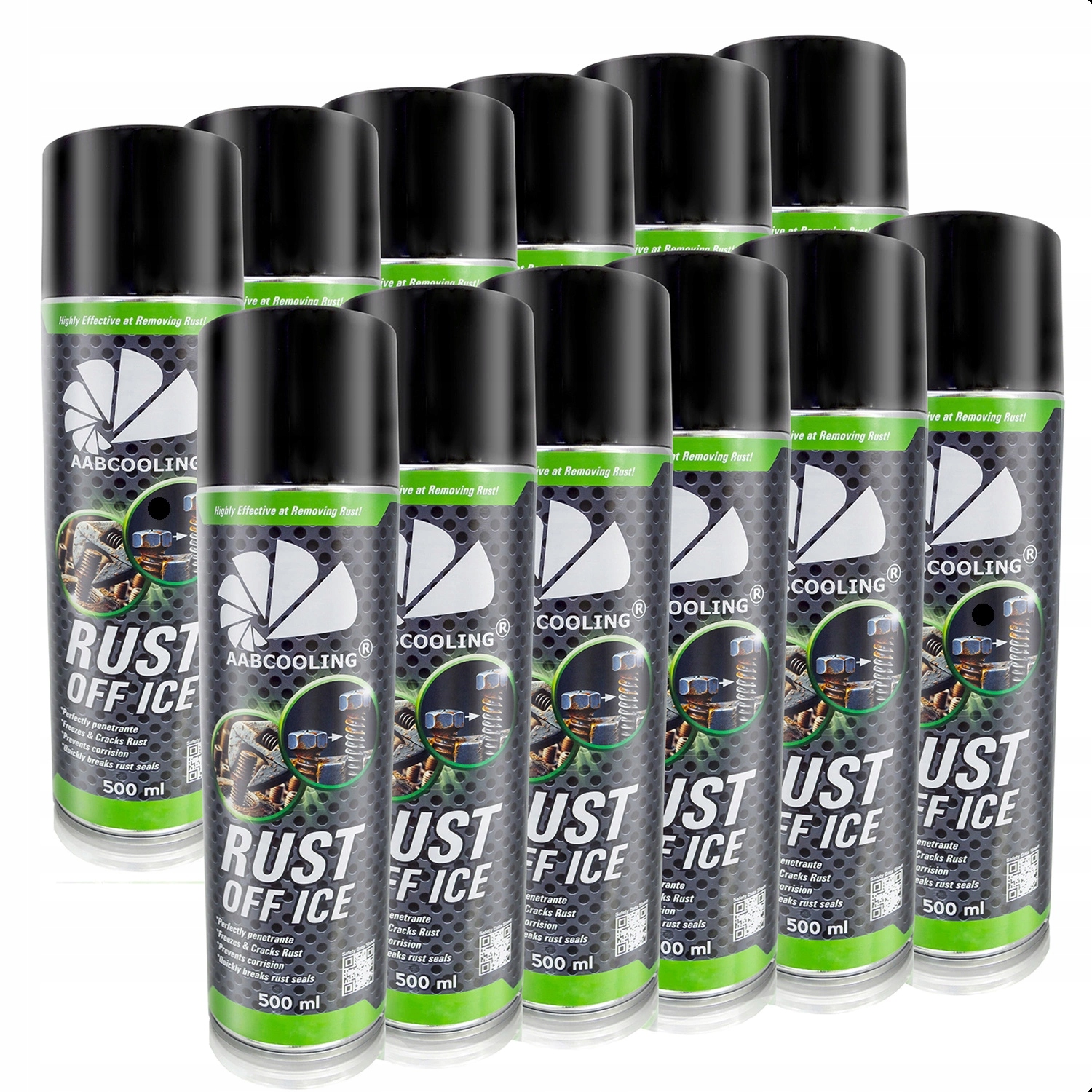 12x Aabcooling Odrezovač V Aerosolovém Spreji 500ml Penetrant Mrazák -40°C