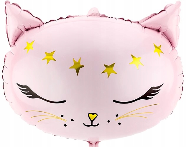 

Balon foliowy Kotek, 48x36cm, Różowy