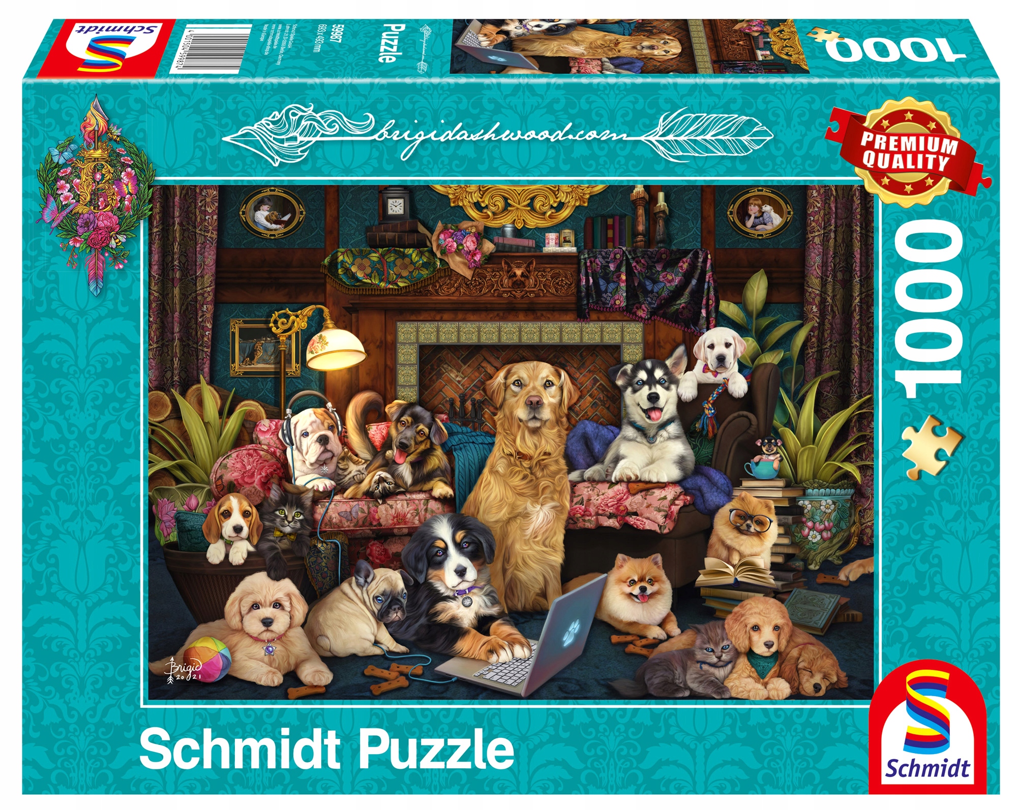 

Pq Puzzle 1000 Ashwood Spotkanie przy kominku