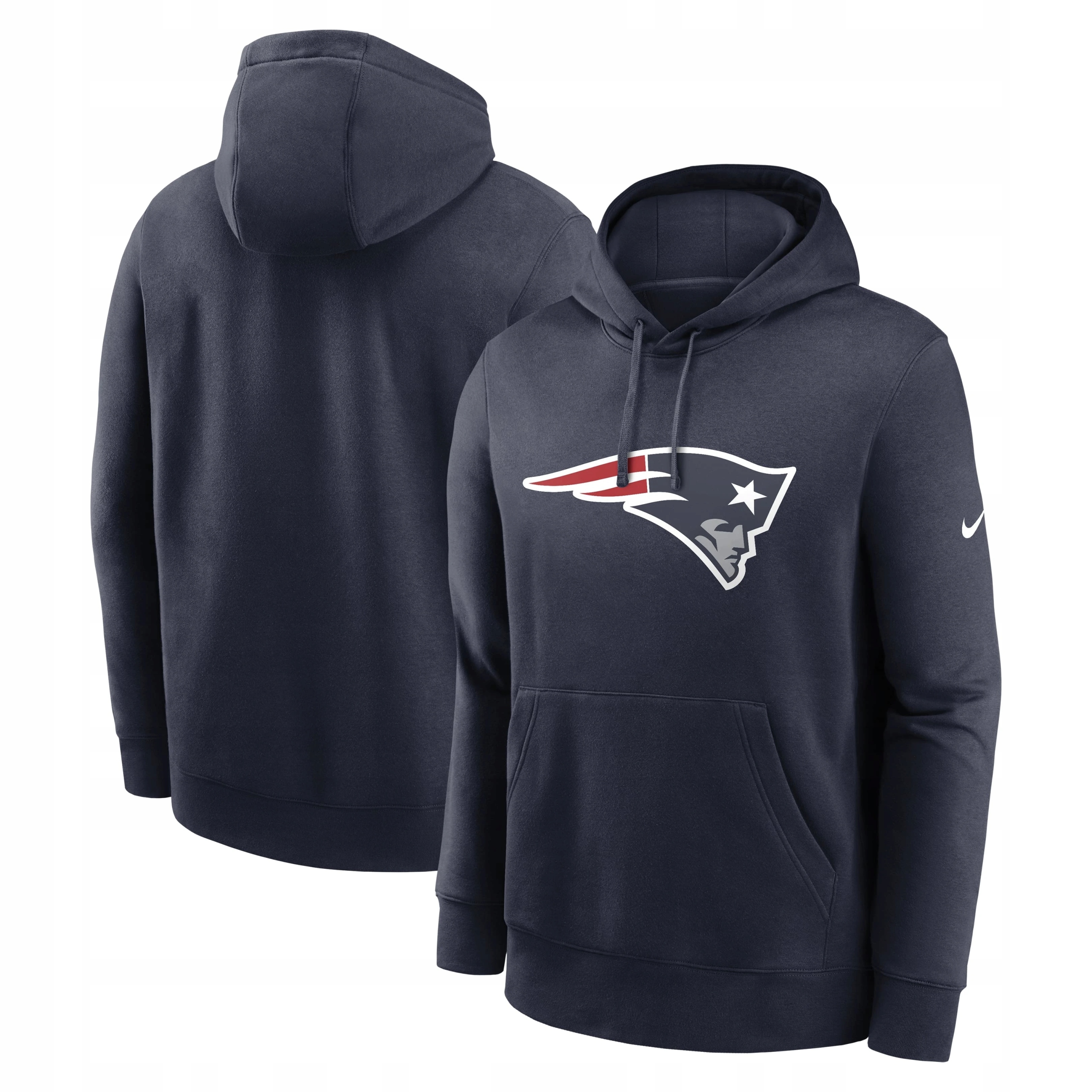 Pánská mikina New England Patriots Nfl Nike Club Logo Hoodie Velikost: 2XL