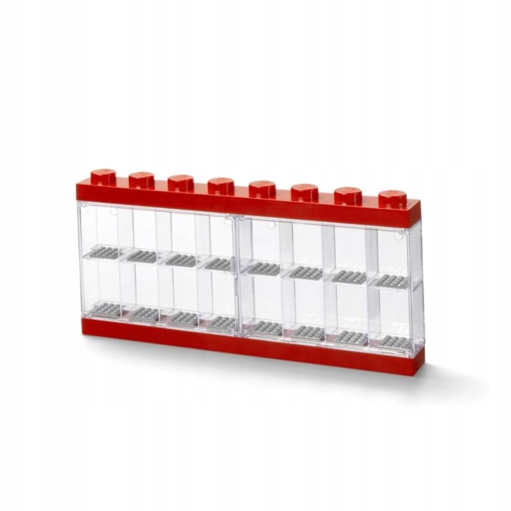 Lego Vitrína Pro Minifigurky 16 Červená
