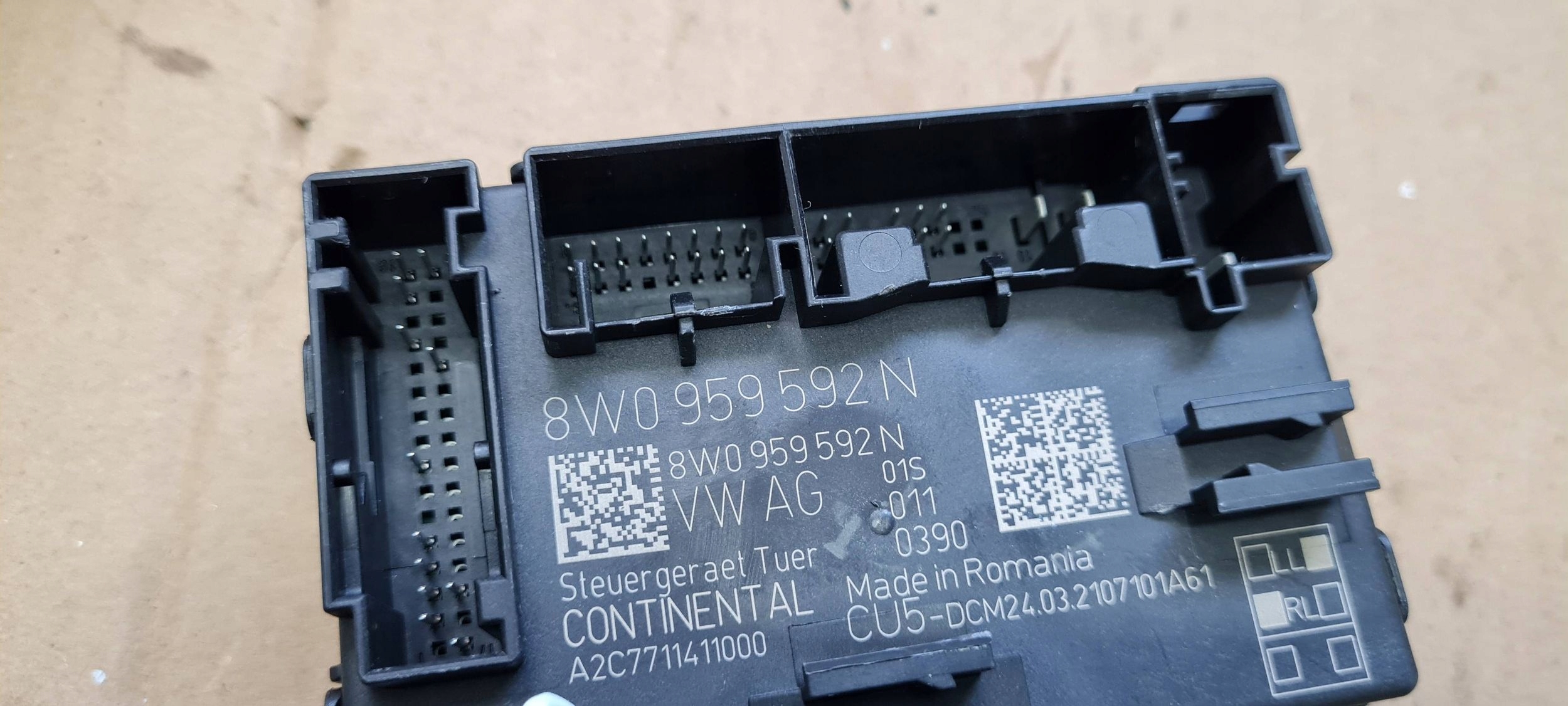 A5 8W S5 LIFT control unit module door 8W0959592N A4 B9 8W