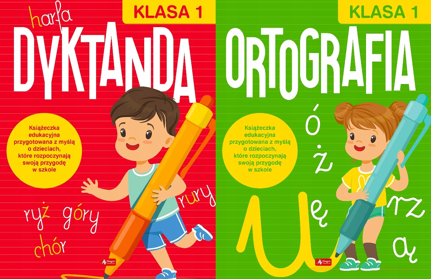 

Ortografia i Dyktanda dla klasy 1 Zestaw