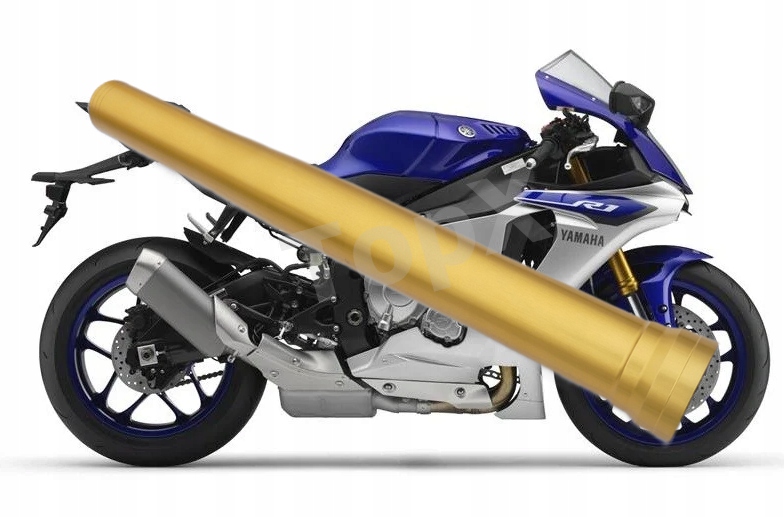 TopX Goleń Trubka laga tlumič Odpružení Yamaha Yzf R1 RN32 15+ 1 Ks