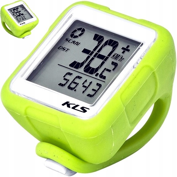 Licznik rowerowy bezprzewodowy Kellys Reflex Kls lime