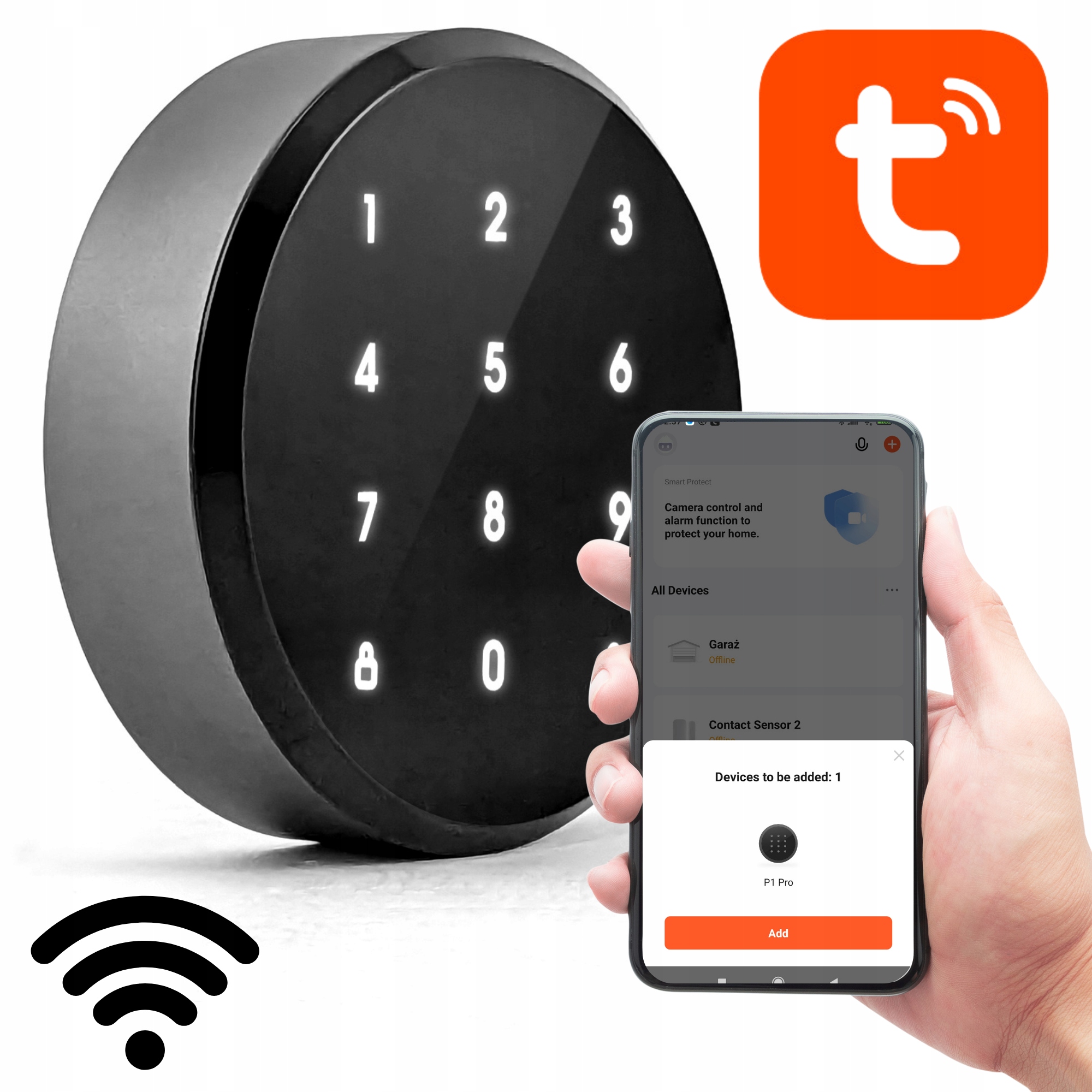 Klávesnica Kód Pinpad Do Zámku Inteligentný Dom Wifi Tuya Zigbee Bluetooth