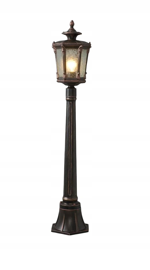 Stojaca Led záhradná lampa Amur medená IP44 115 cm Nowodvorski