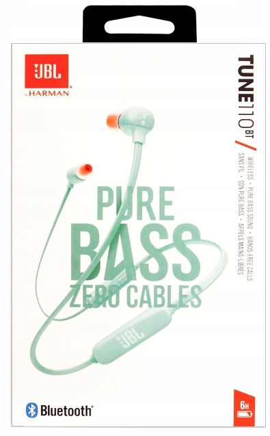 

Słuchawki bezprzewodowe Jbl T110 Bt green