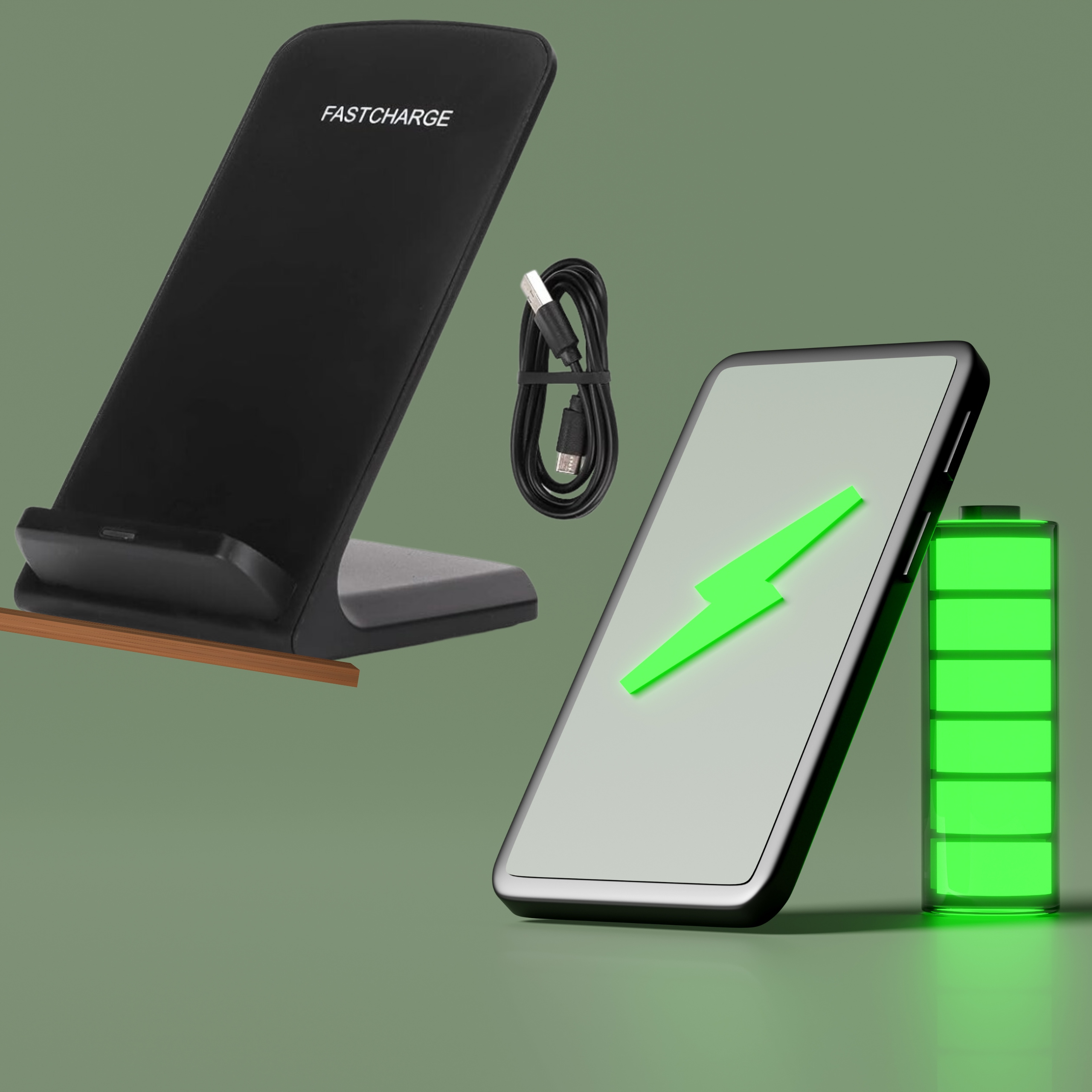 BEZPRZEWODOWA ŁADOWARKA INDUKCYJNA FAST CHARGE 15W Kod producenta la01