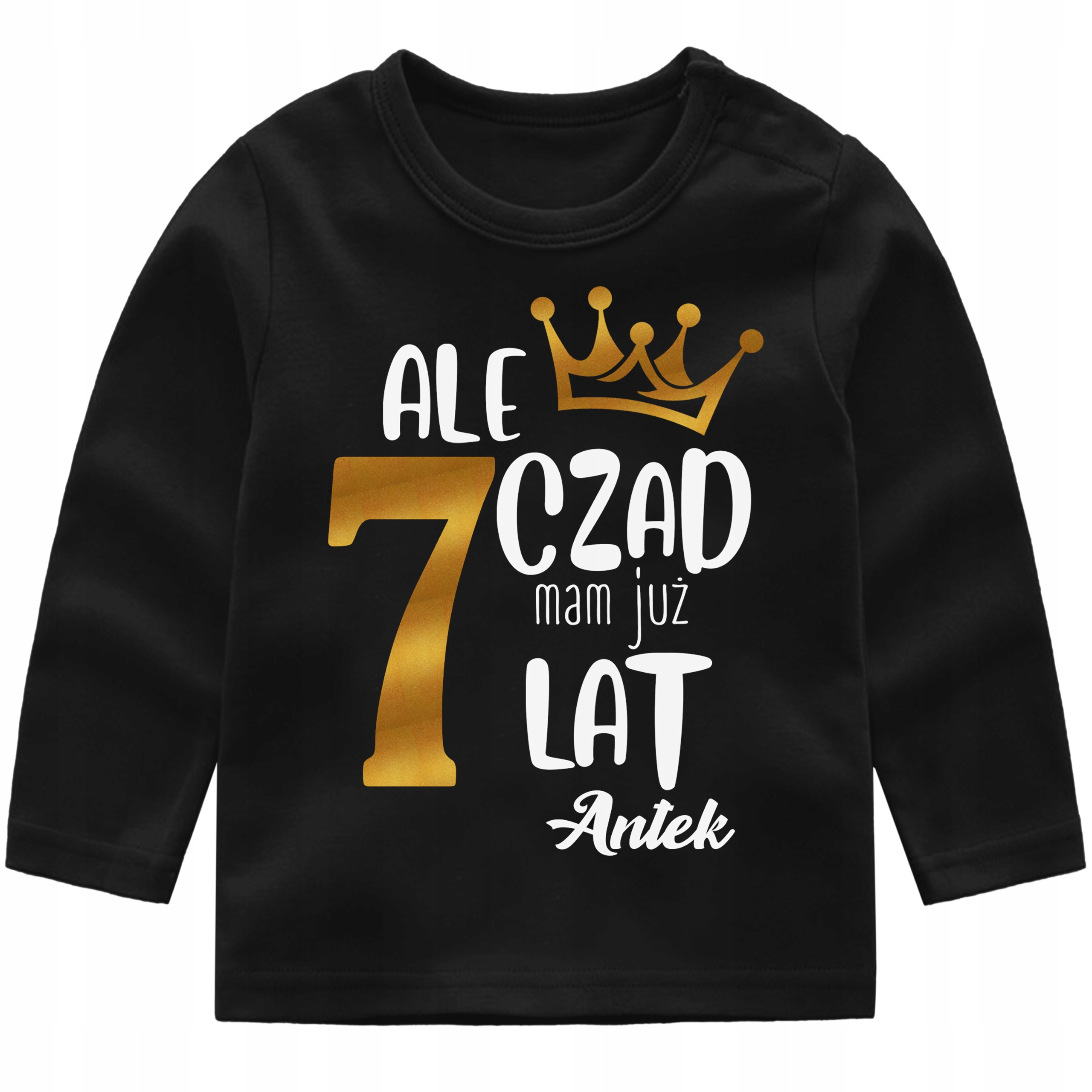 

Bluzka Urodziny Ale czad mam 7 lat Imię r. 140