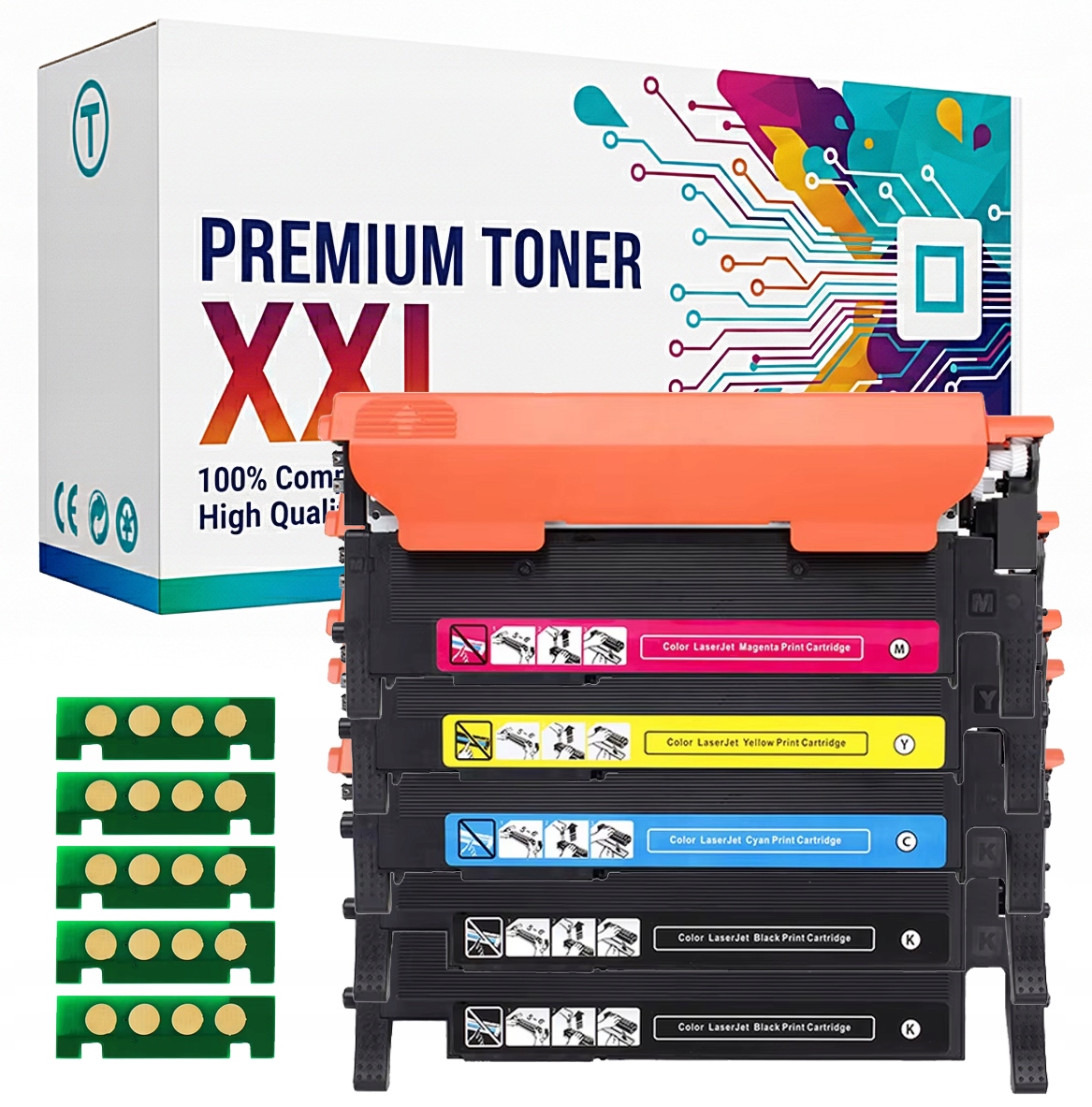Tonery XL Do Hp Color Laser 150a 150nw 178nw 179fnw Z Chipem W2070A 117A
