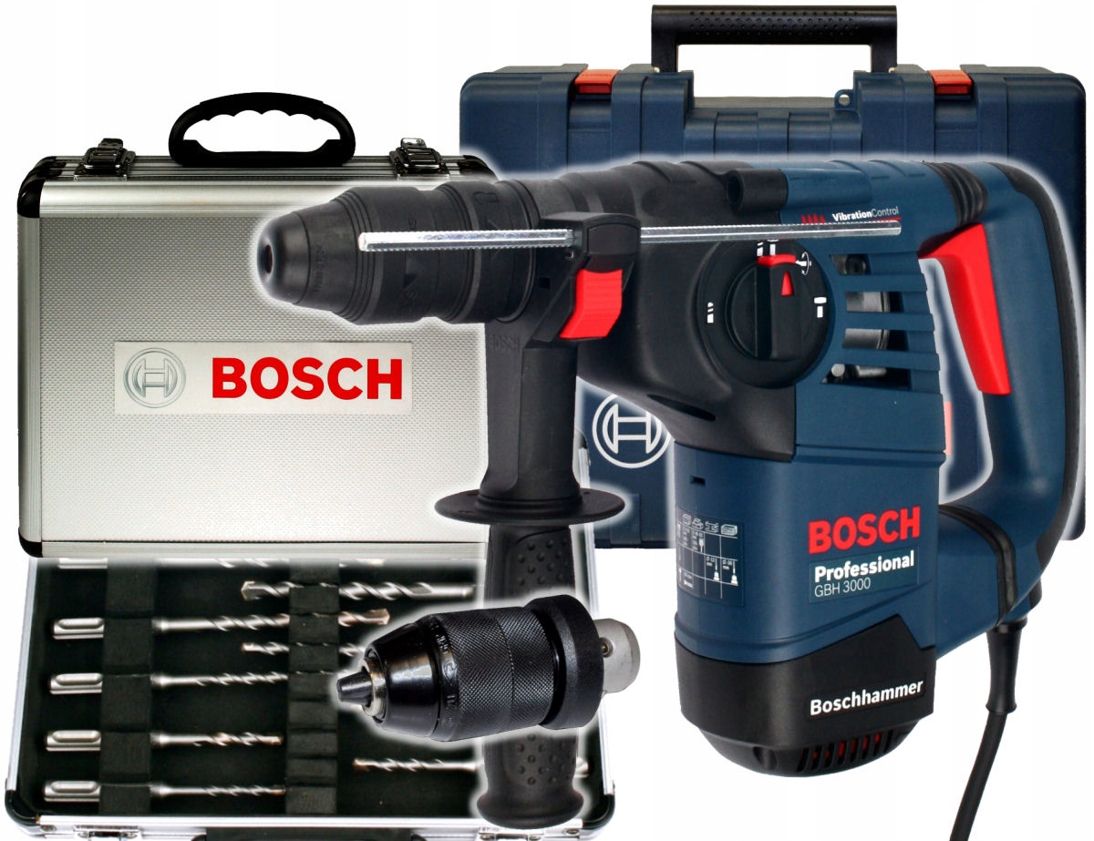 

Młotowiertarka Gbh 3000 Bosch Osprzęt