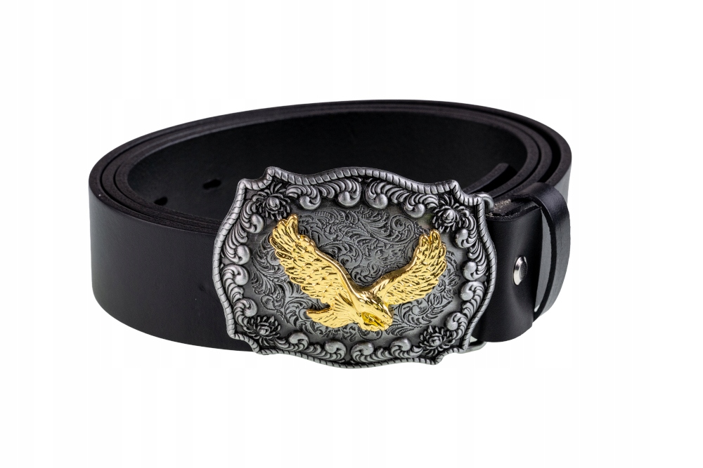 Pasek skórzany Bór Hunter Classic Little Golden Eagle -115
