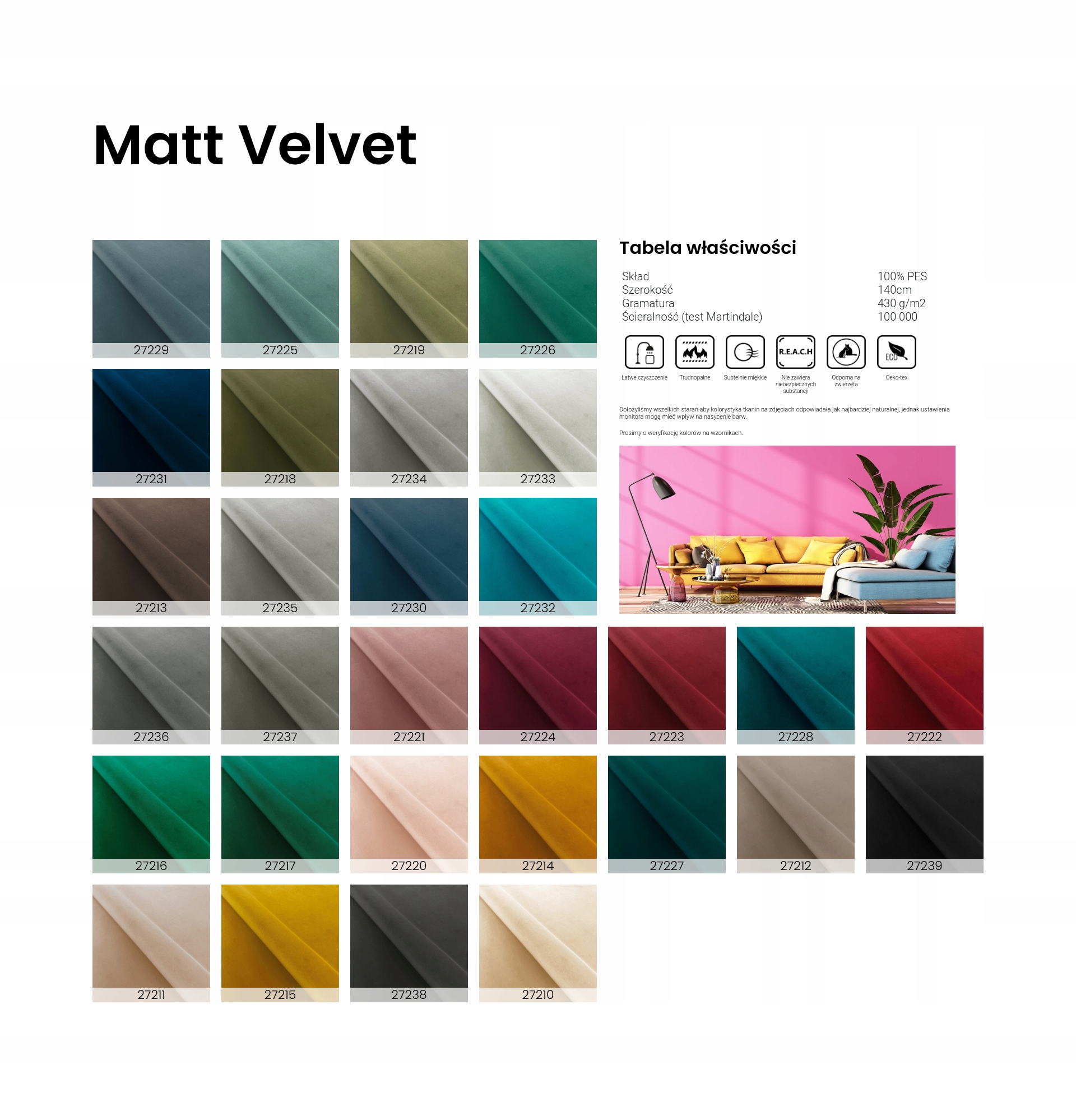 Zestaw stół rozkładany 160 cm z krzesłami GLAM Kolor blatu biały